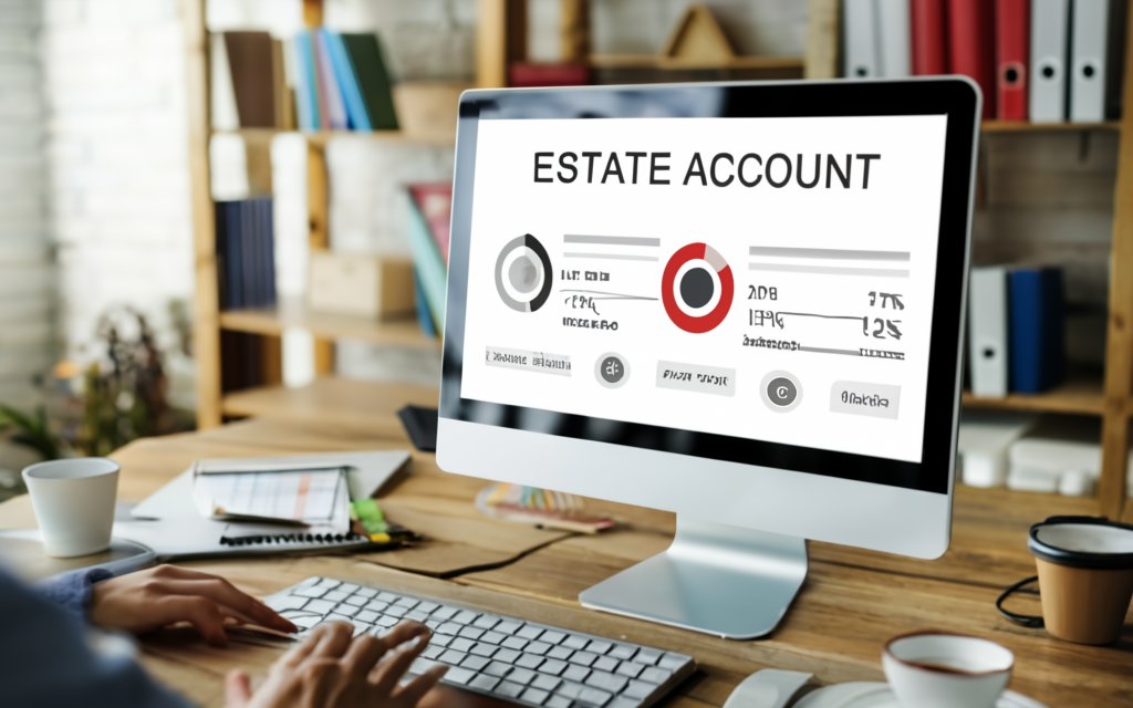 how long does money have to stay in an estate account