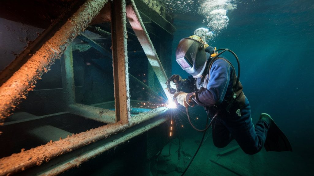 how much does an underwater welder make